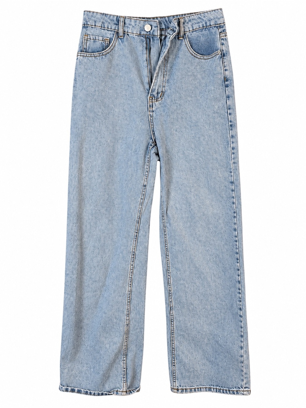 SHEIN Light Blue Boot-Cut High-Rise Women's Jeans